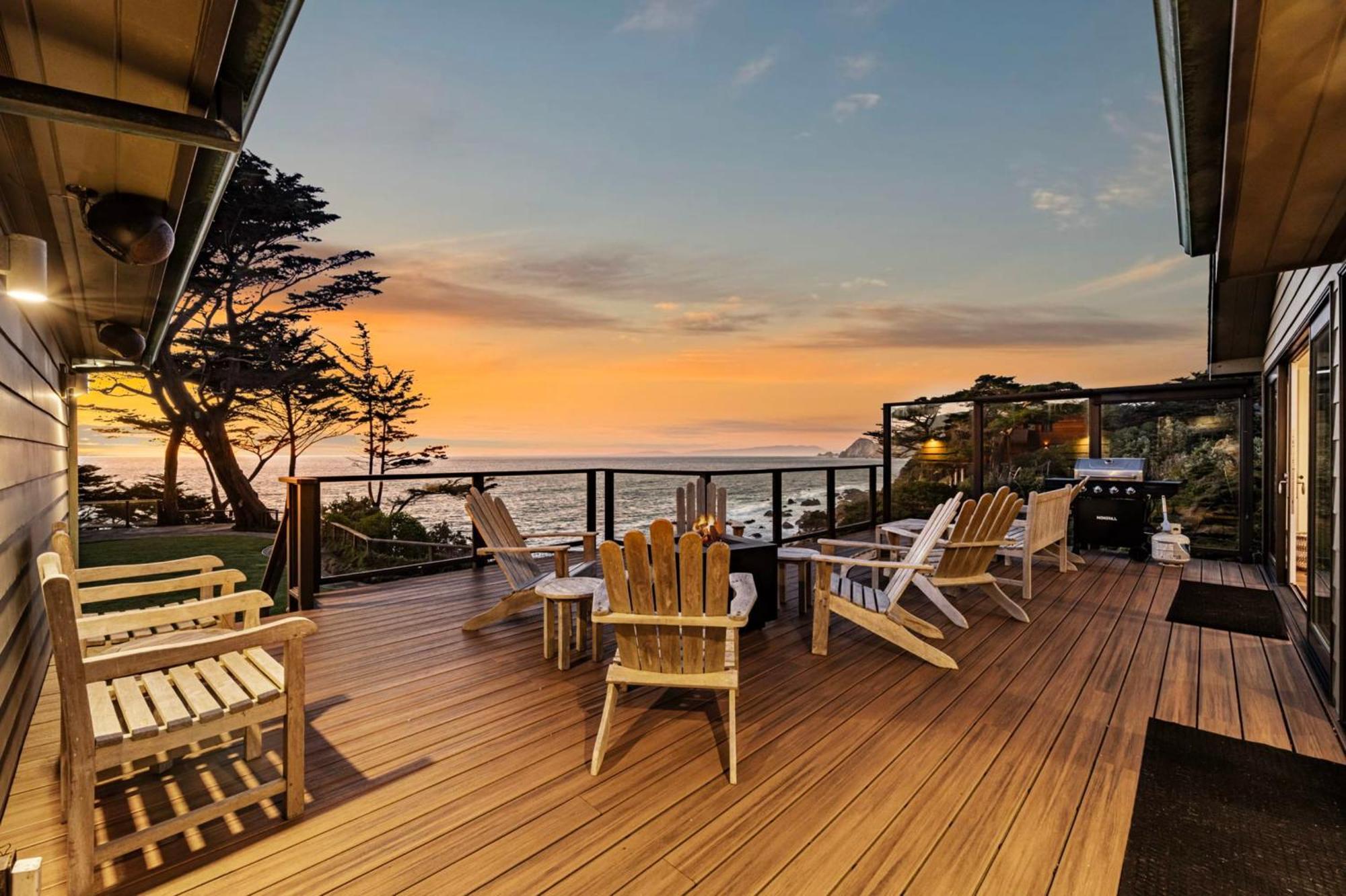 Entire Private Coastal Retreat - Spectacular Ocean Views Whot Tub Villa Montara Bagian luar foto